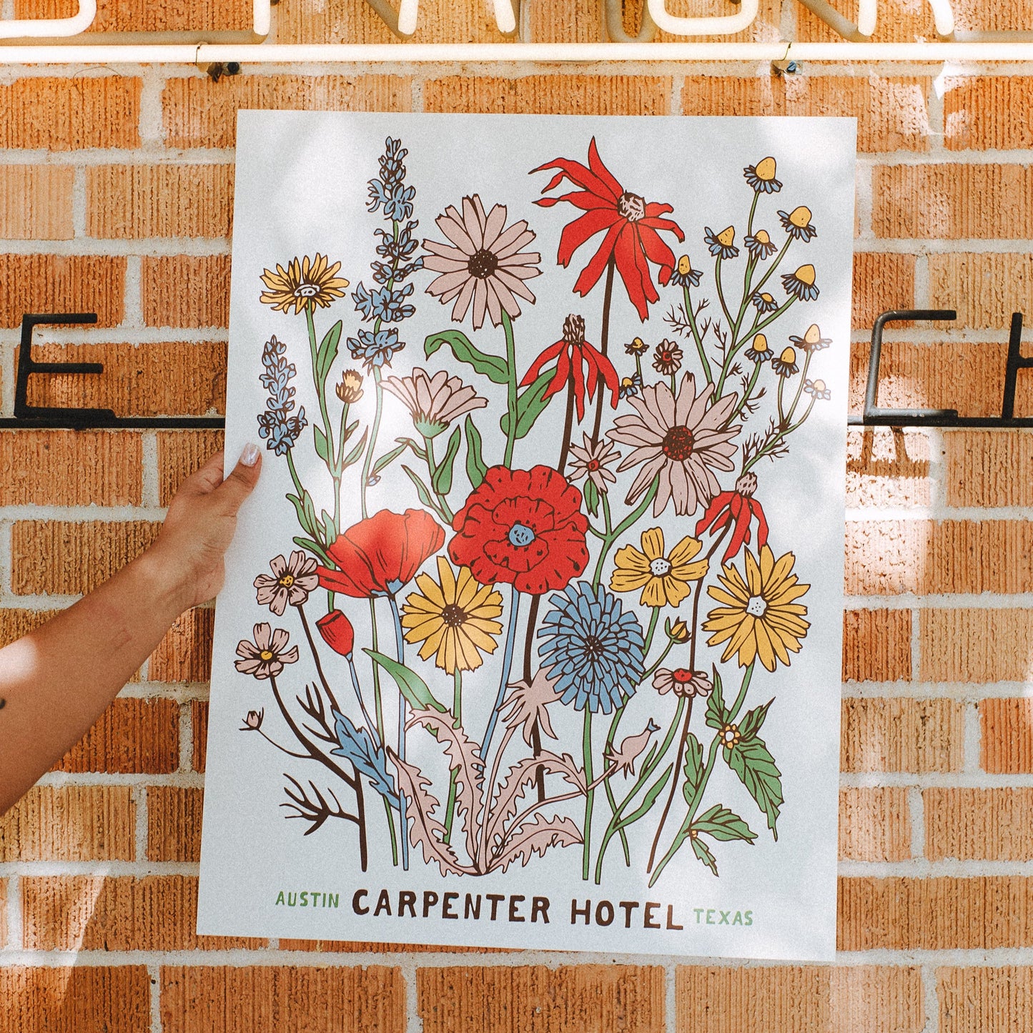 Carpenter Hotel Wildflower Poster