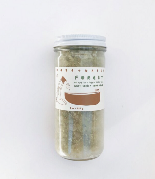 Rose+Water Mineral Bath Salts & Body Scrub