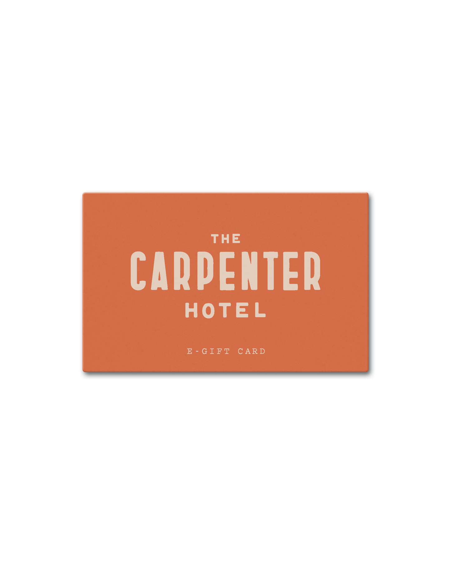 Carpenter Hotel Retail E-Gift Card