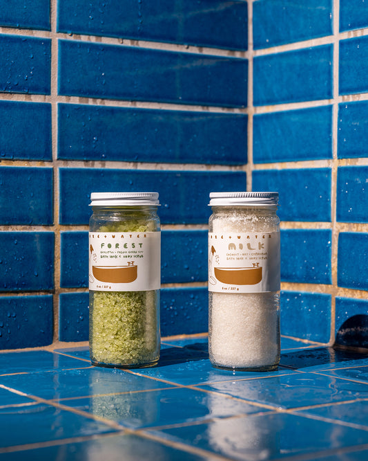 Rose+Water Mineral Bath Salts & Body Scrub