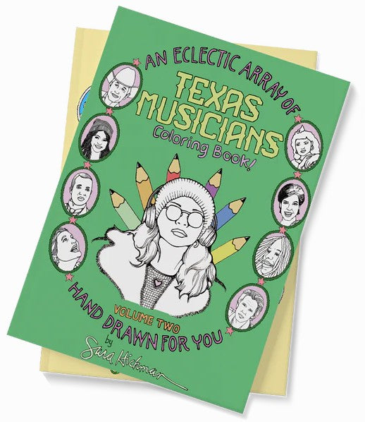 "Texas Musicians" Coloring Book