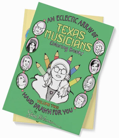 "Texas Musicians" Coloring Book