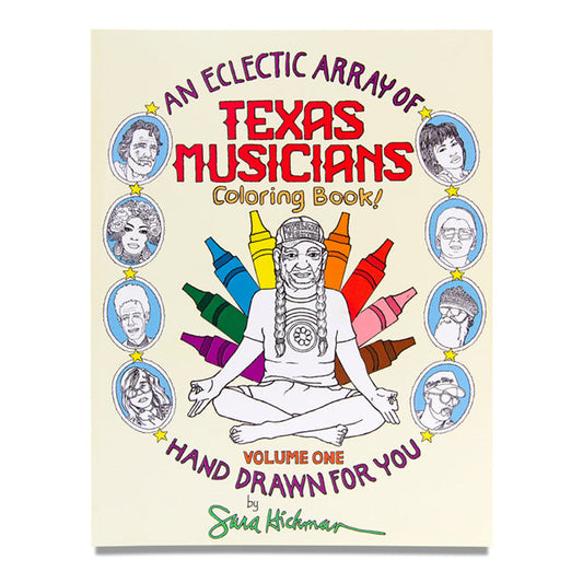 "Texas Musicians" Coloring Book